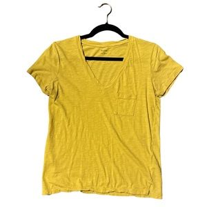 Yellow Madewell Whisper V-neck